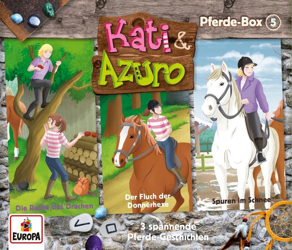 Kati & Azuro - Pferde-Box. Box.5, 3 Audio-CDs, 3 Audio-CD