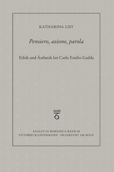 Pensiero, azione, parola
