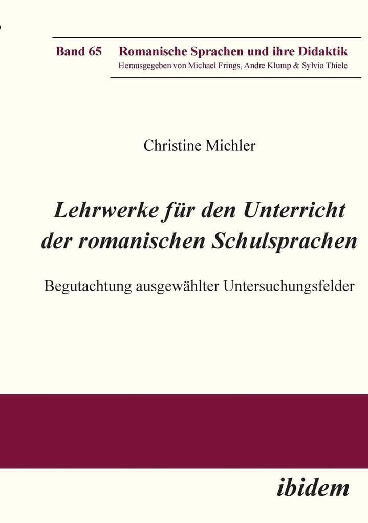 Lehrwerke für den Unterricht der romanischen Schulsprachen