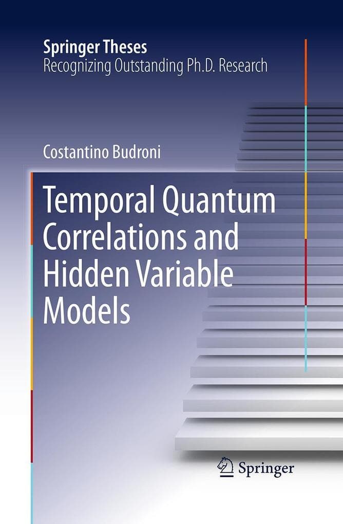 Temporal Quantum Correlations and Hidden Variable Models