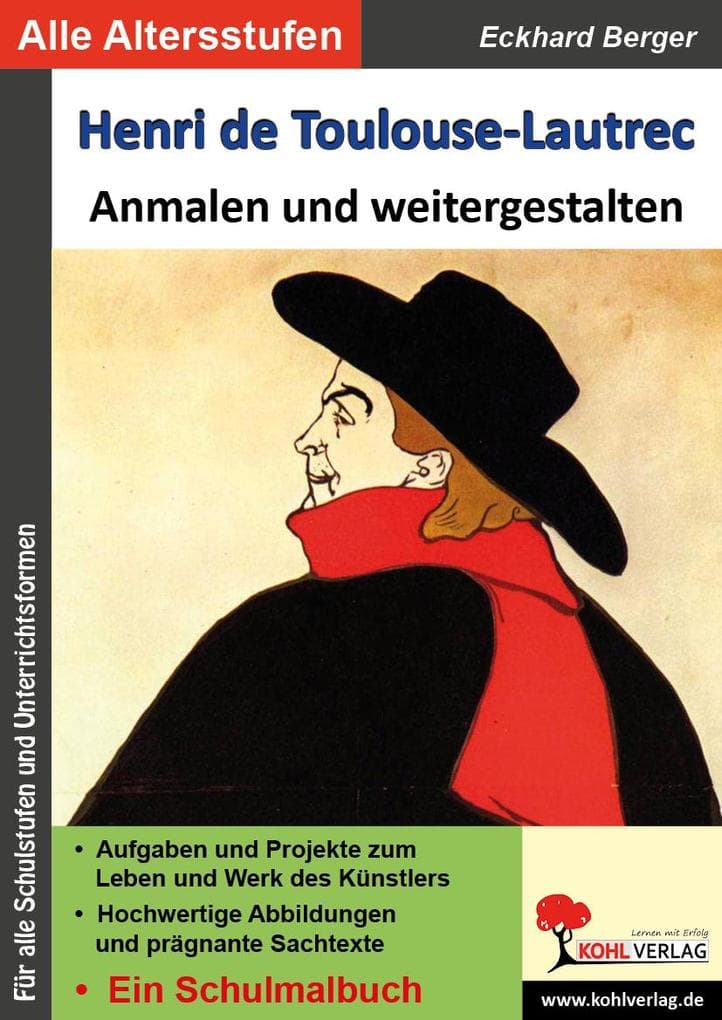 Henri de Toulouse-Lautrec anmalen und weitergestalten