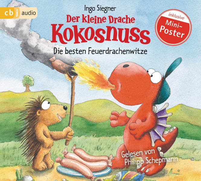 Der kleine Drache Kokosnuss - Die besten Feuerdrachenwitze, 1 Audio-CD