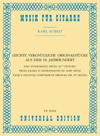 Leichte vergnügliche Originalstücke aus dem 18. Jahrhundert