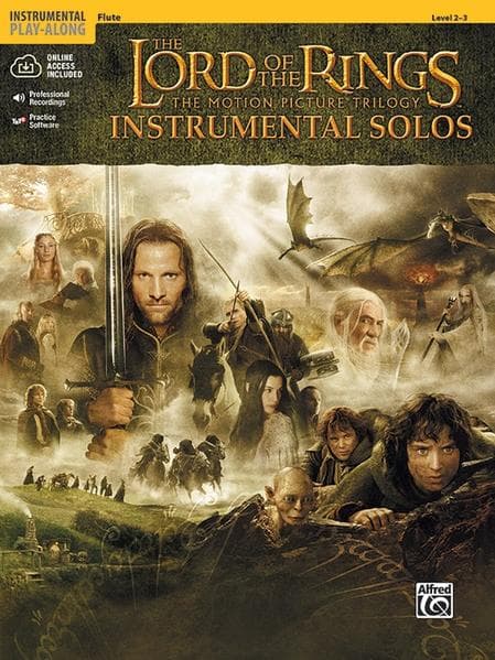 The Lord of the Rings, The Motion Picture Trilogy, w. Audio-CD, for Flute