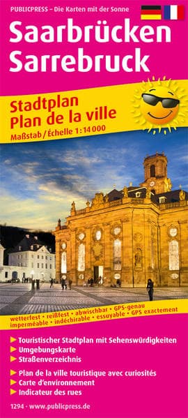 Saarbrücken / Sarrebruck, 1:14.000