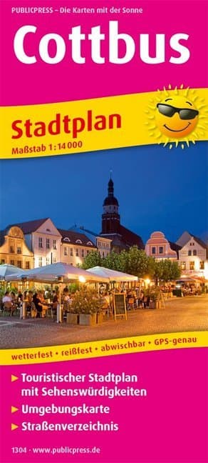 PUBLICPRESS Stadtplan Cottbus
