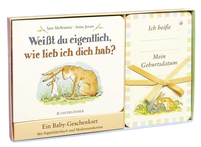 Weißt du eigentlich, wie lieb ich dich hab? Baby-Geschenkset