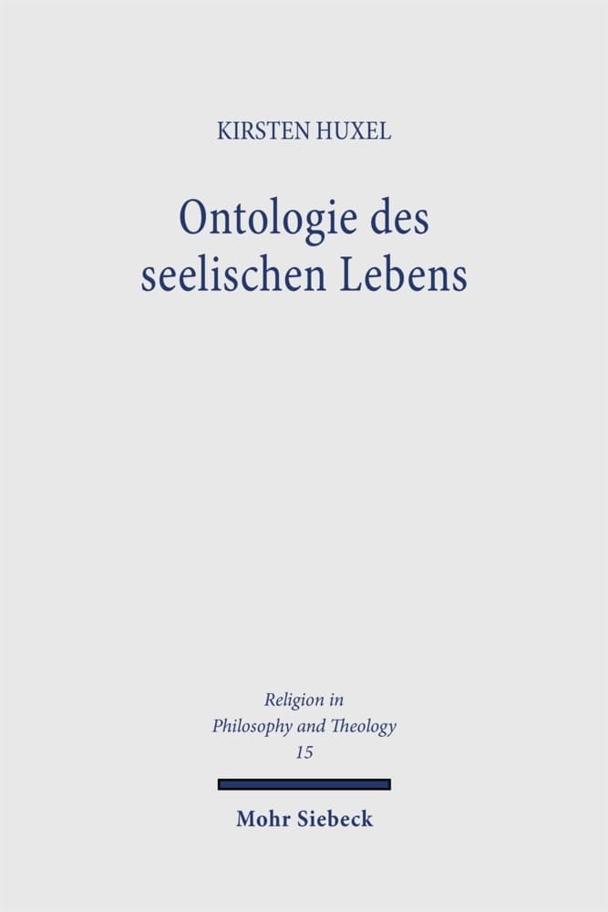 Ontologie des seelischen Lebens