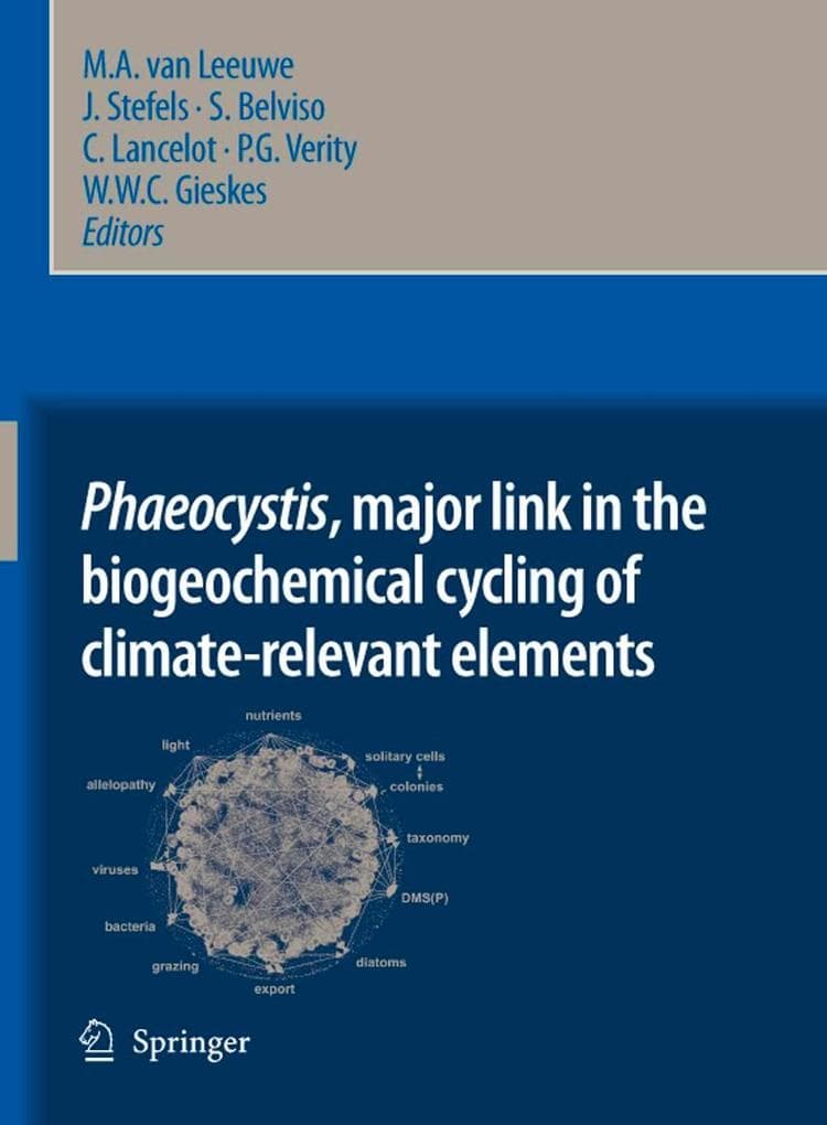 Phaeocystis, major link in the biogeochemical cycling of climate-relevant elements