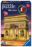 Triumphbogen bei Nacht. 3D Puzzle 216 Teile