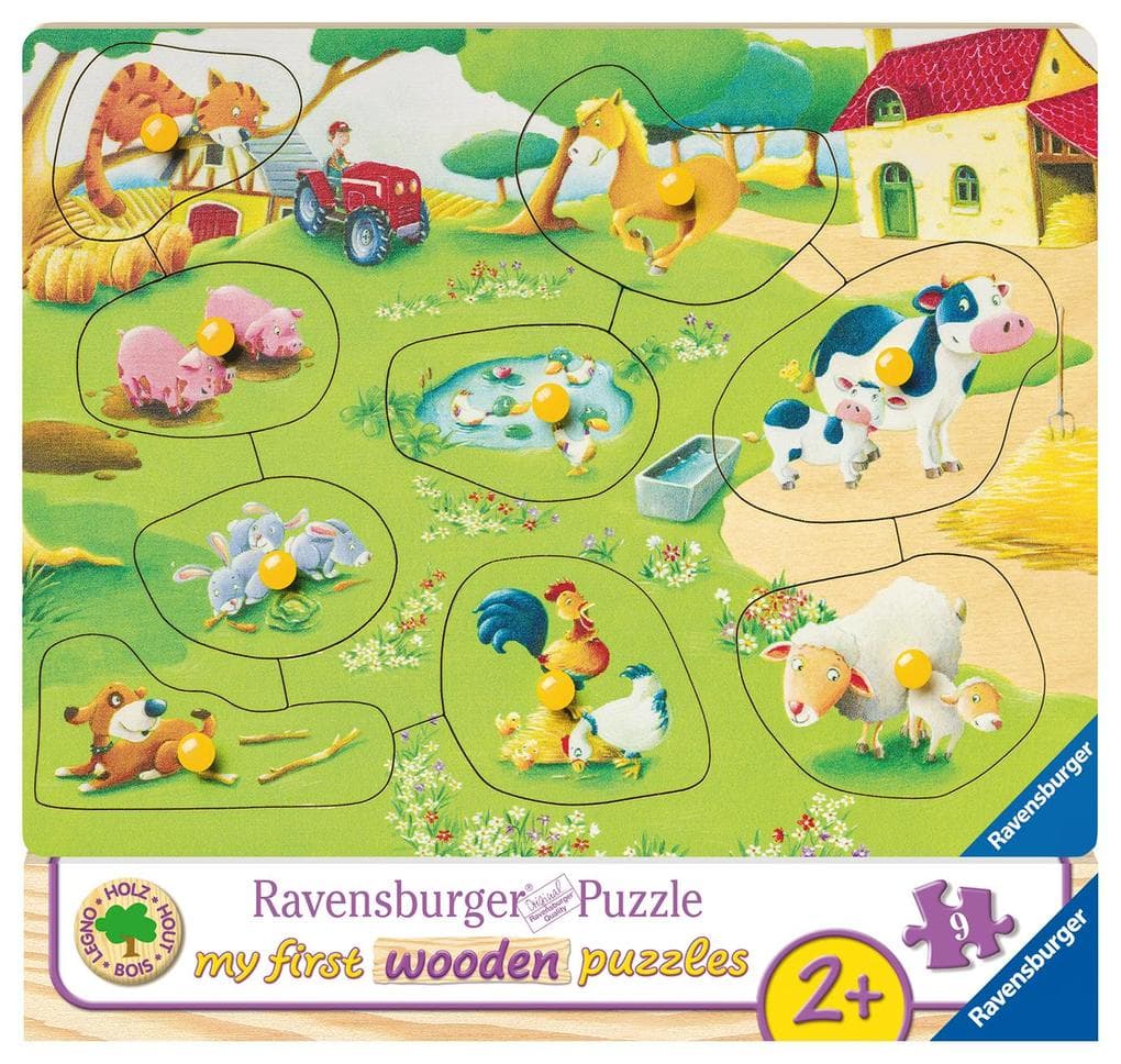 Kleiner Bauernhof. Puzzle 9 Teile