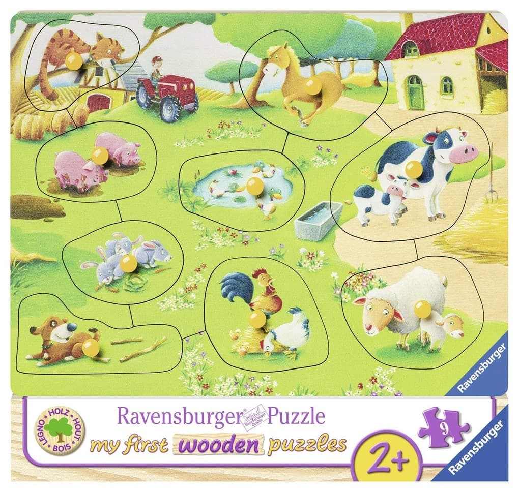 Kleiner Bauernhof. Puzzle 9 Teile