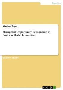 Managerial Opportunity Recognition in Business Model Innovation