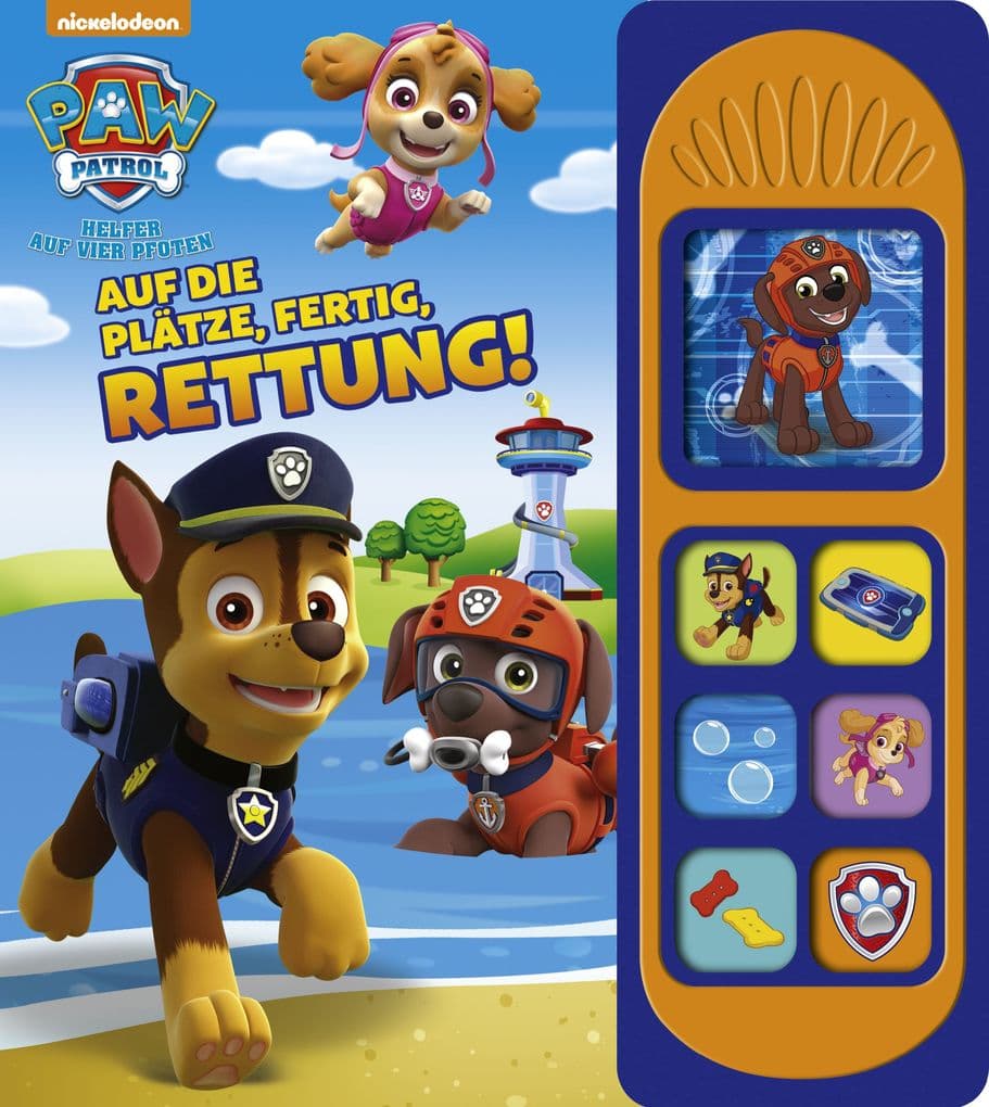PAW Patrol, Auf die Plätze, fertig, Rettung! Soundbuch