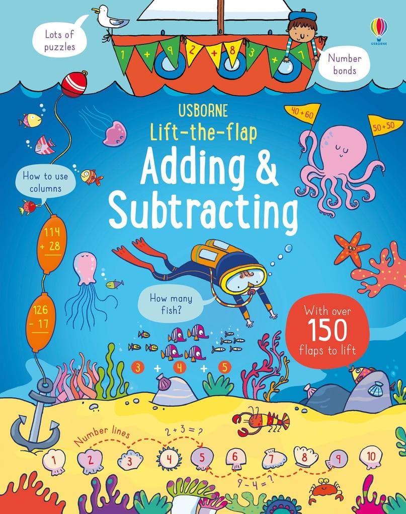 Lift-the-flap. Adding and subtracting