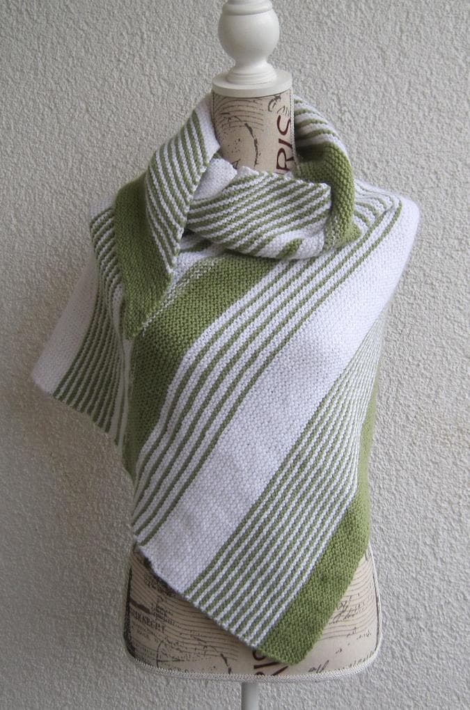 Strickanleitung Dreieckstuch Greenlove