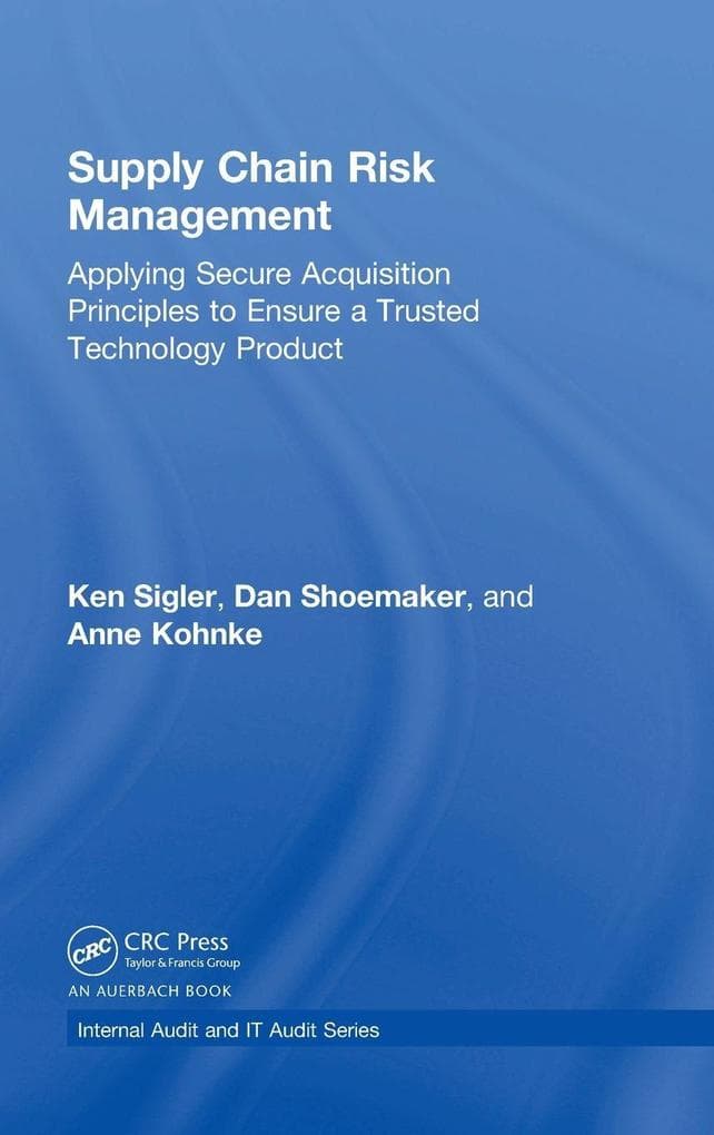 Supply Chain Risk Management