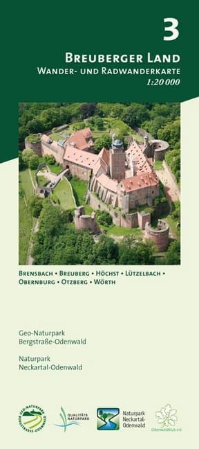 Odenwald Freizeitkarte Breuberger Land