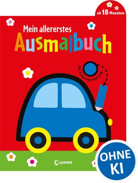 Mein allererstes Ausmalbuch (Auto): Mit Farborientierung