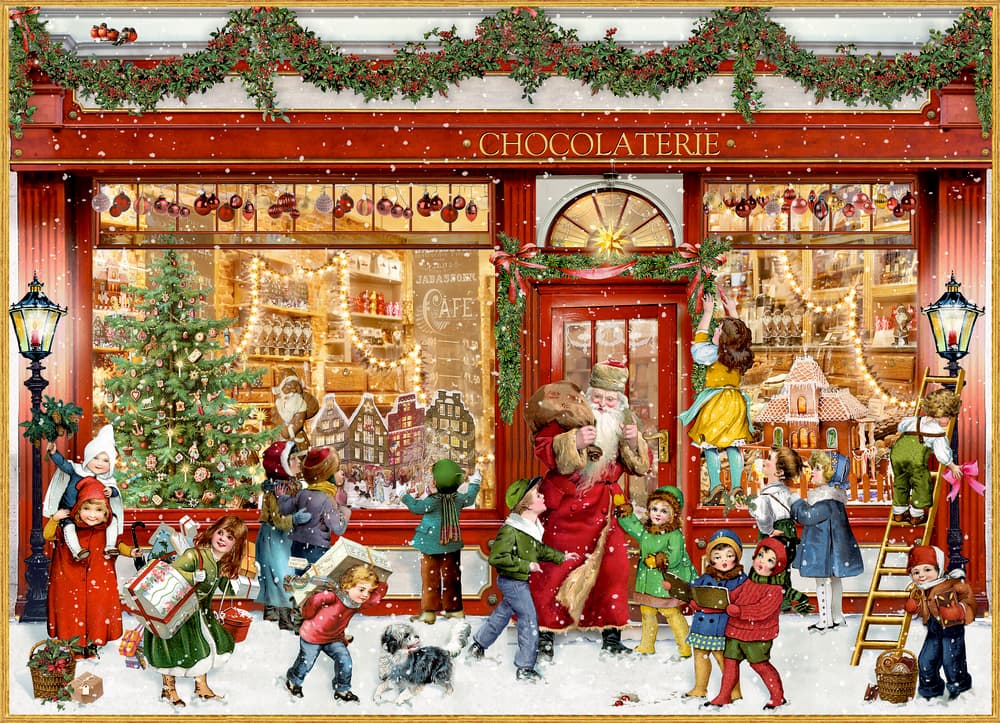 Coppenrath - Edition Barbara Behr - Chocolaterie, Wand-Adventskalender A4