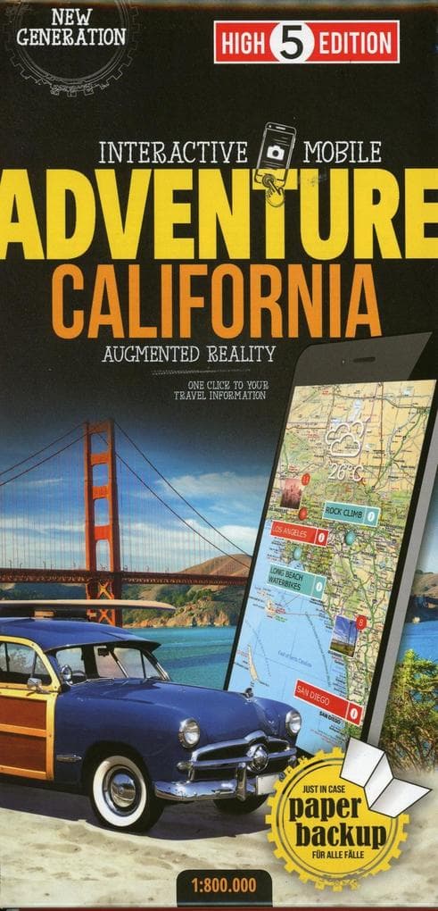 High 5 Edition Interactive Mobile ADVENTUREMAP Kalifornien