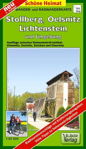 Stollberg, Oelsnitz, Lichtenstein und Umgebung 1 : 35000