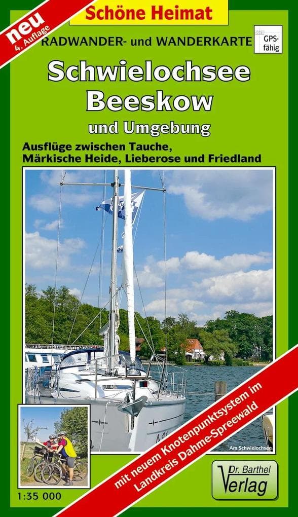 Schwielochsee, Beeskow und Umgebung 1 : 35 000. Radwander-und Wanderkarte