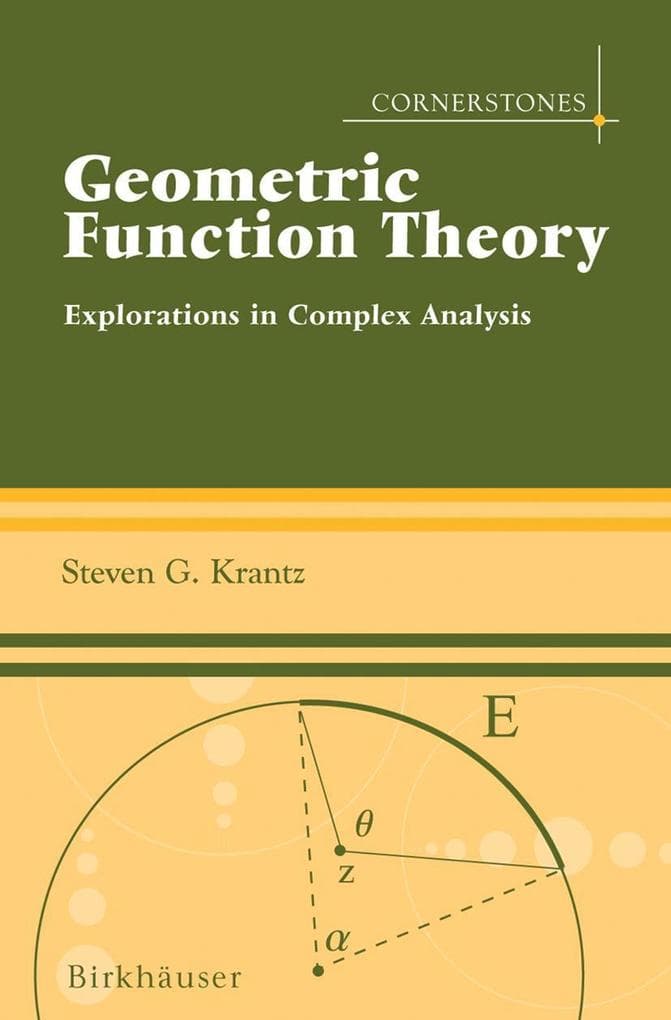 Geometric Function Theory