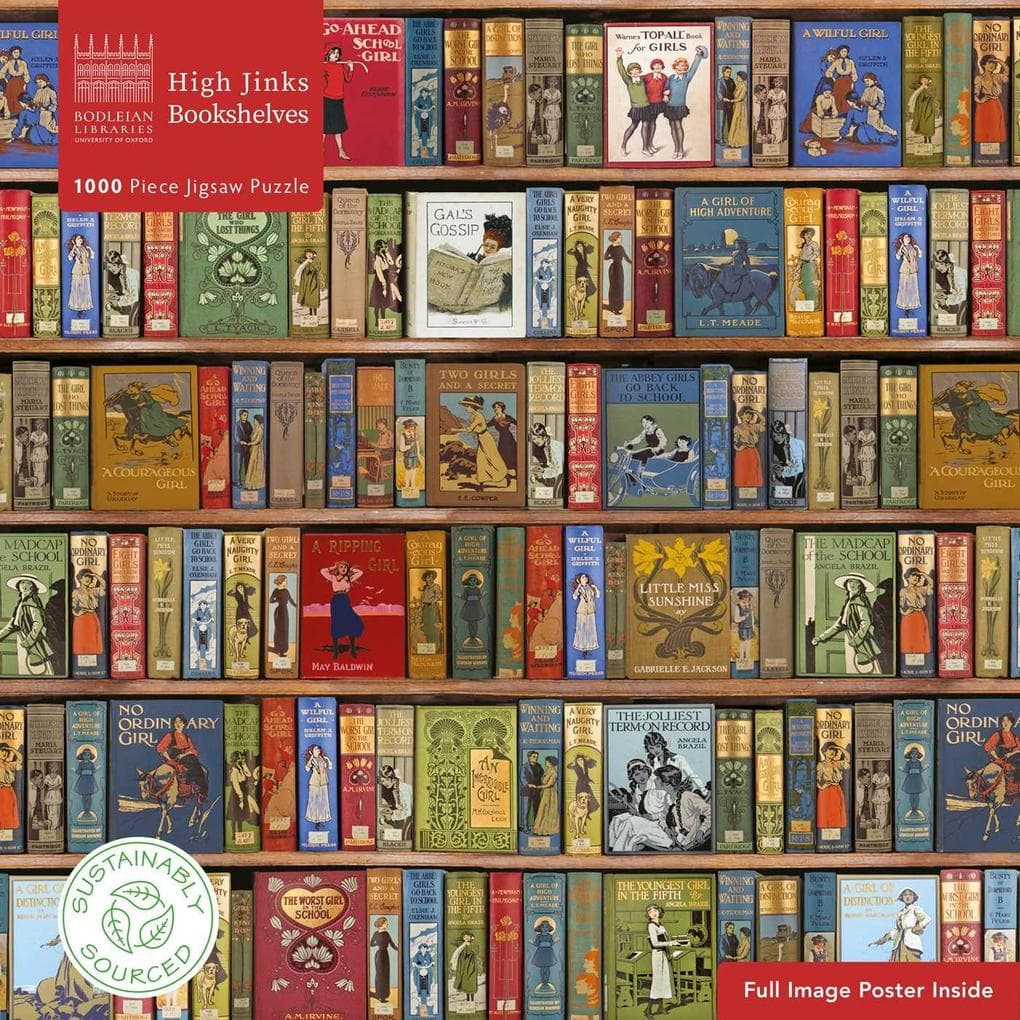 Adult Sustainable Jigsaw Puzzle Bodleian Library: High Jinks Bookshelves