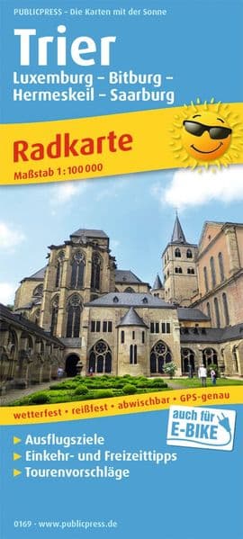 Publicpress Radkarte Trier und Umgebung 1:100.000