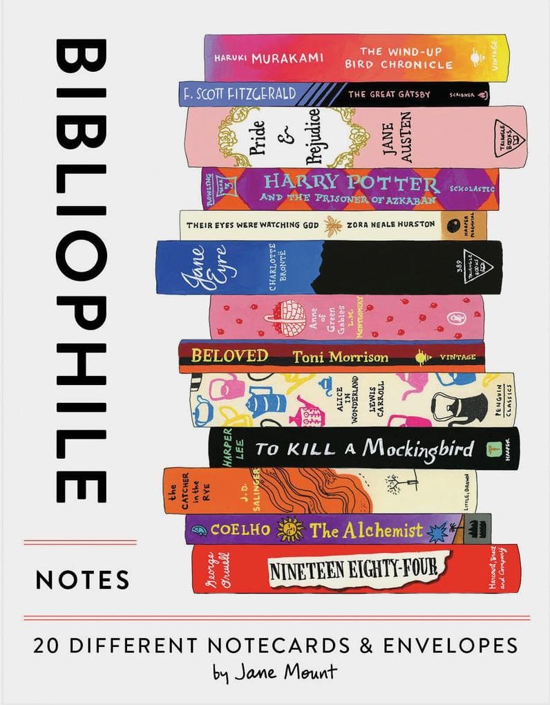 Notizkartenset "Bibliophile"