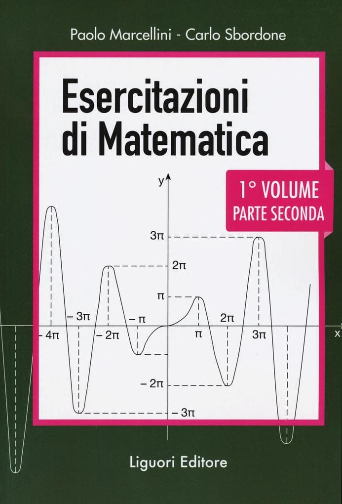 Marcellini, P: Esercitazioni di matematica