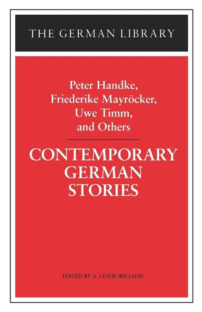 Contemporary German Stories