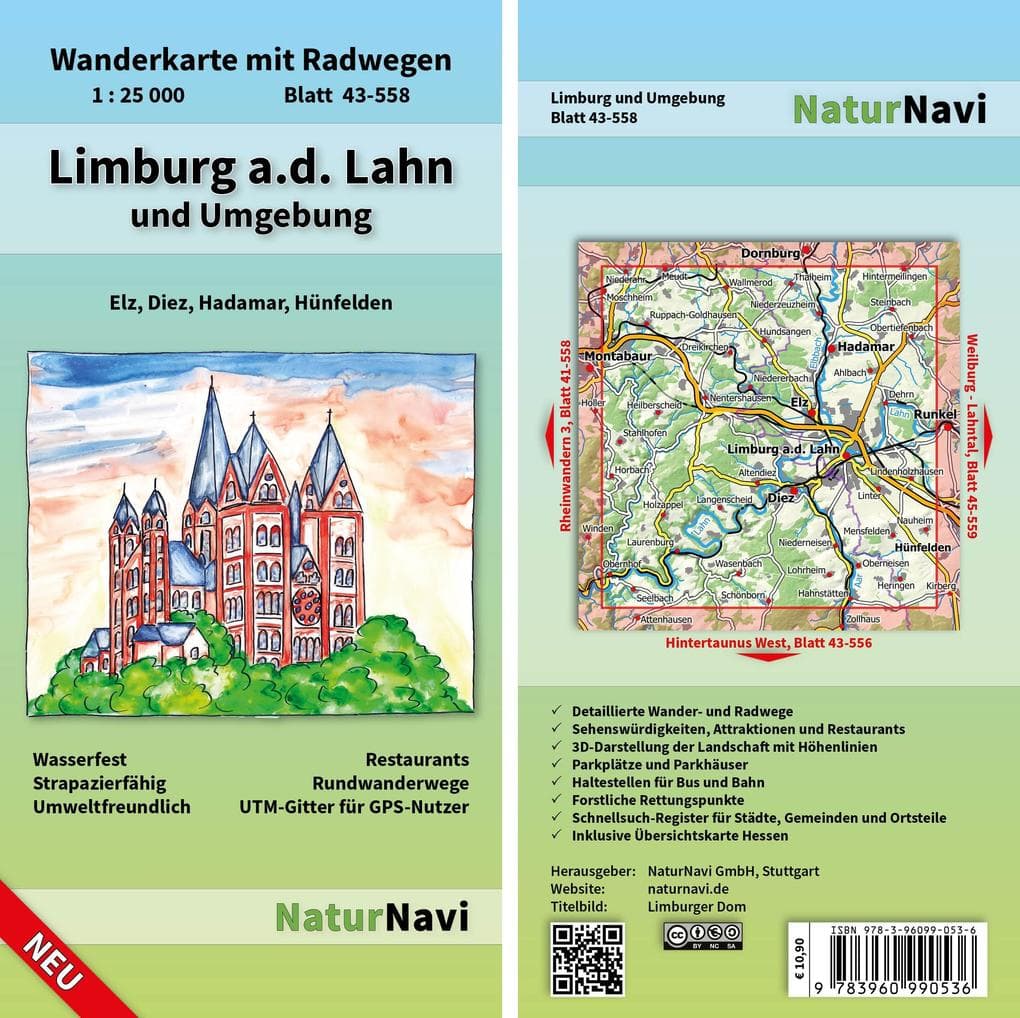 Limburg a.d. Lahn und Umgebung 1 : 25 000, Blatt 43-558
