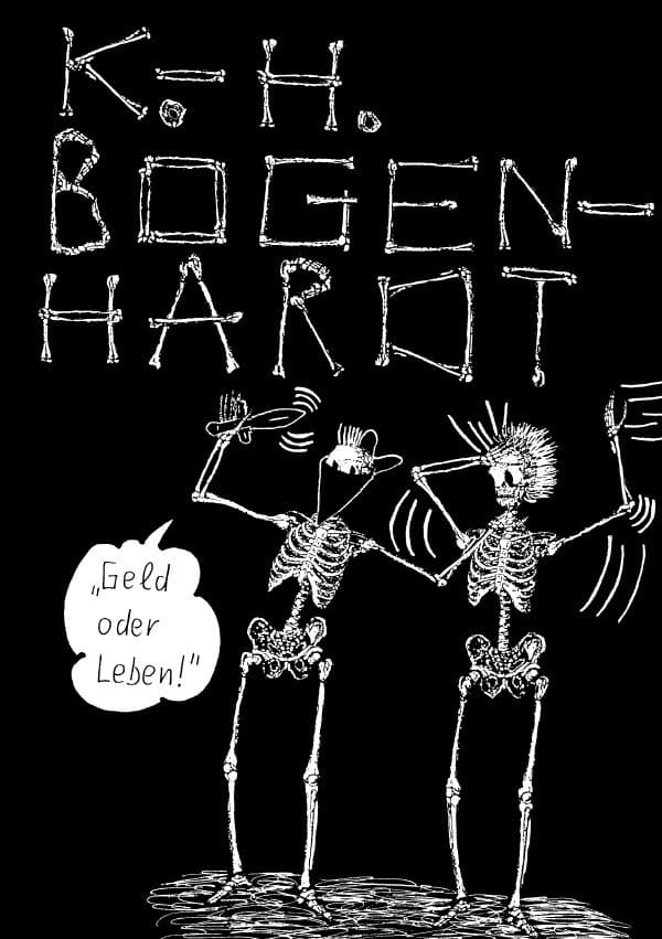 GELD ODER LEBEN: SCHWARZE CARTOONS