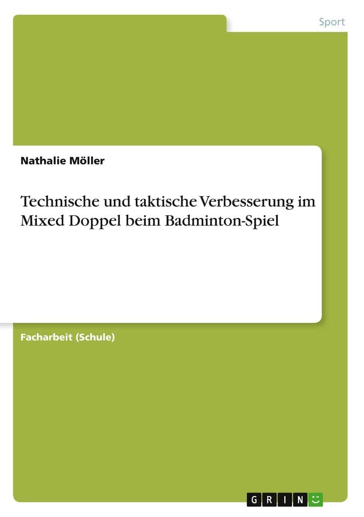 Technische und taktische Verbesserung im Mixed Doppel beim Badminton-Spiel