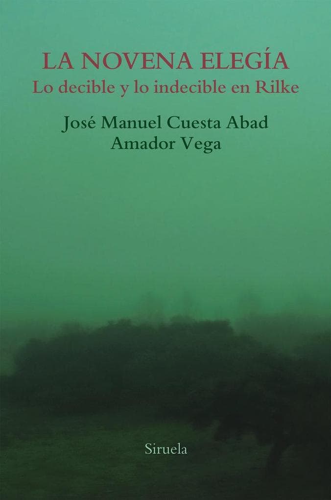 La novena elegía : lo decible y lo indecible en Rilke