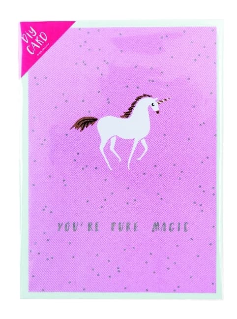DIY Card, Wonderland, Einhorn