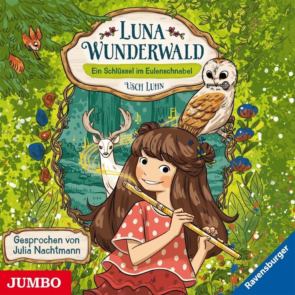 Luna Wunderwald(1.).Ein Schlüssel im Eulenschnabel, 1 Audio-CD