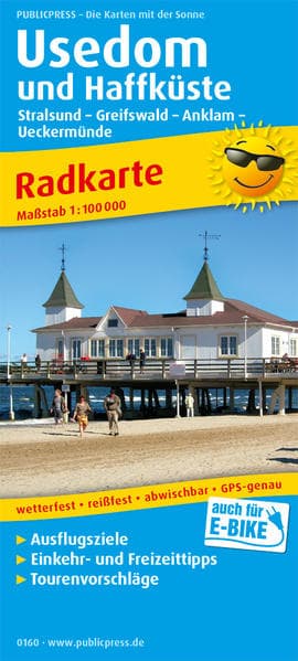 Usedom und Haffküste 1:100 000
