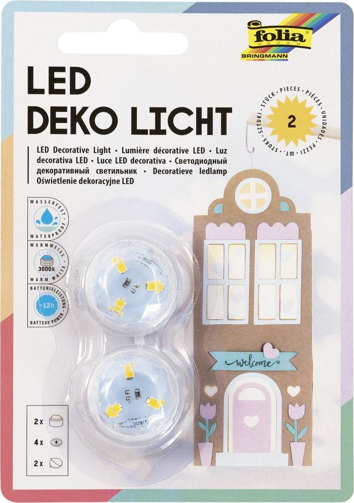 Folia Deko-Licht LED, 2er Set