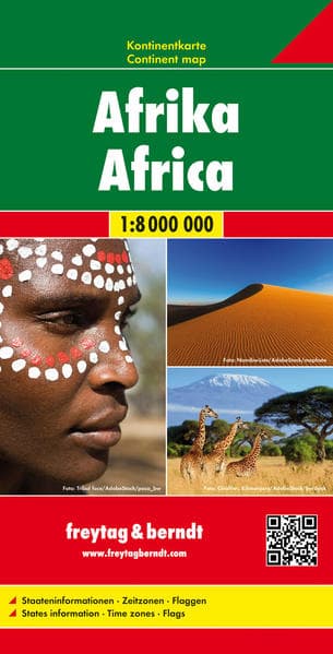 Afrika, Kontinentkarte 1:8 000 000