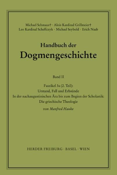 Handbuch der Dogmengeschichte