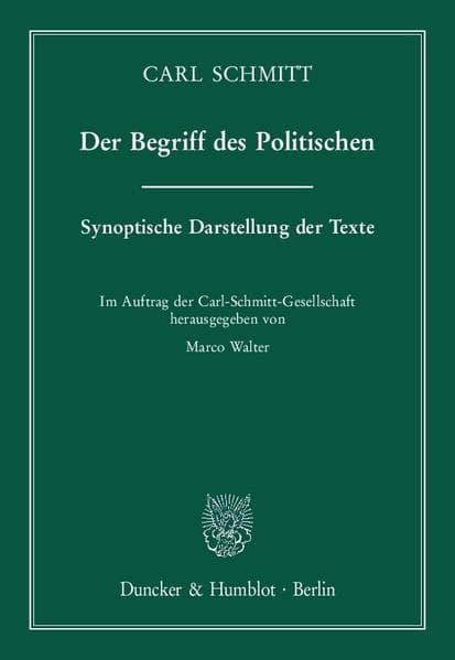 Der Begriff des Politischen