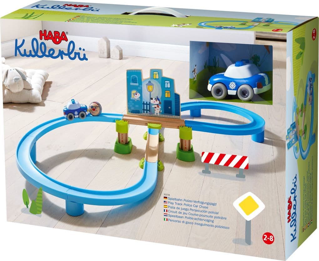 HABA - Kullerbü - Spielbahn Polizei-Verfolgungsjagd