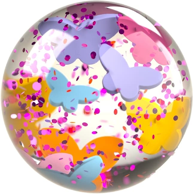 HABA - Kullerbü - Flummi Glitzer-Schmetterling