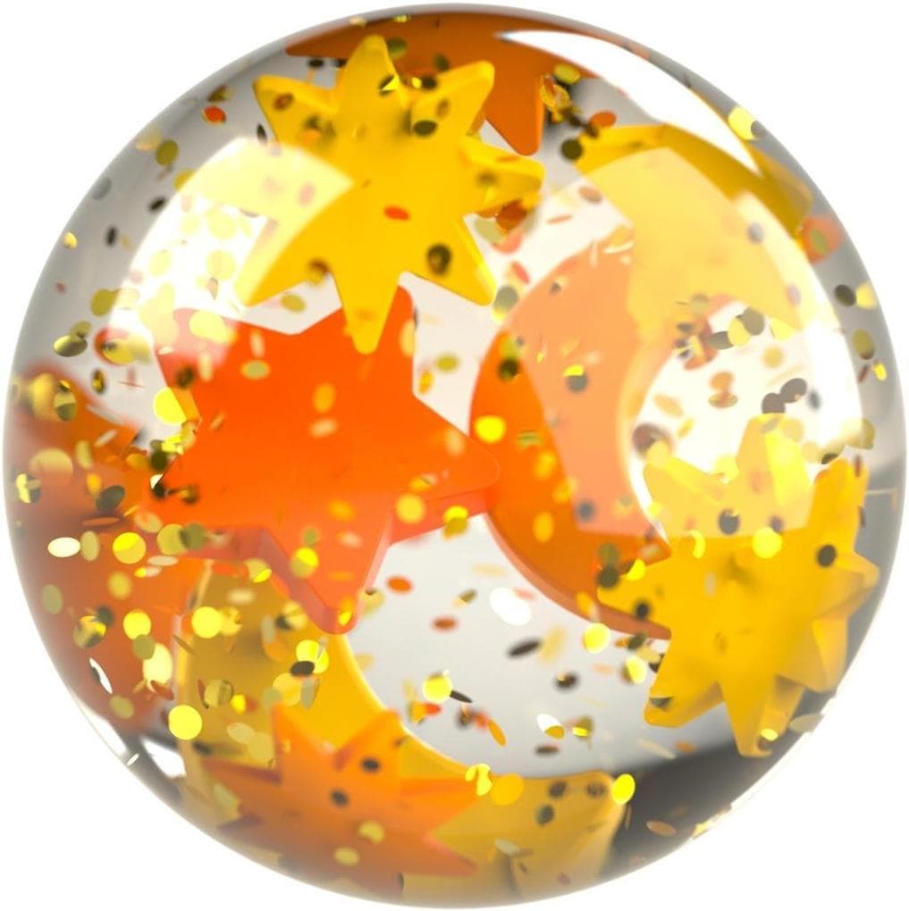 Kullerbü - Effektkugel Glitzer-Sterne