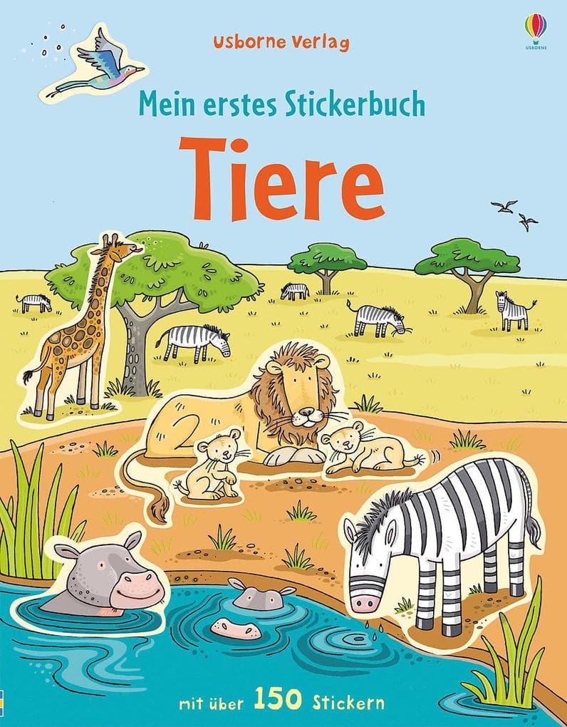 Mein erstes Stickerbuch: Tiere