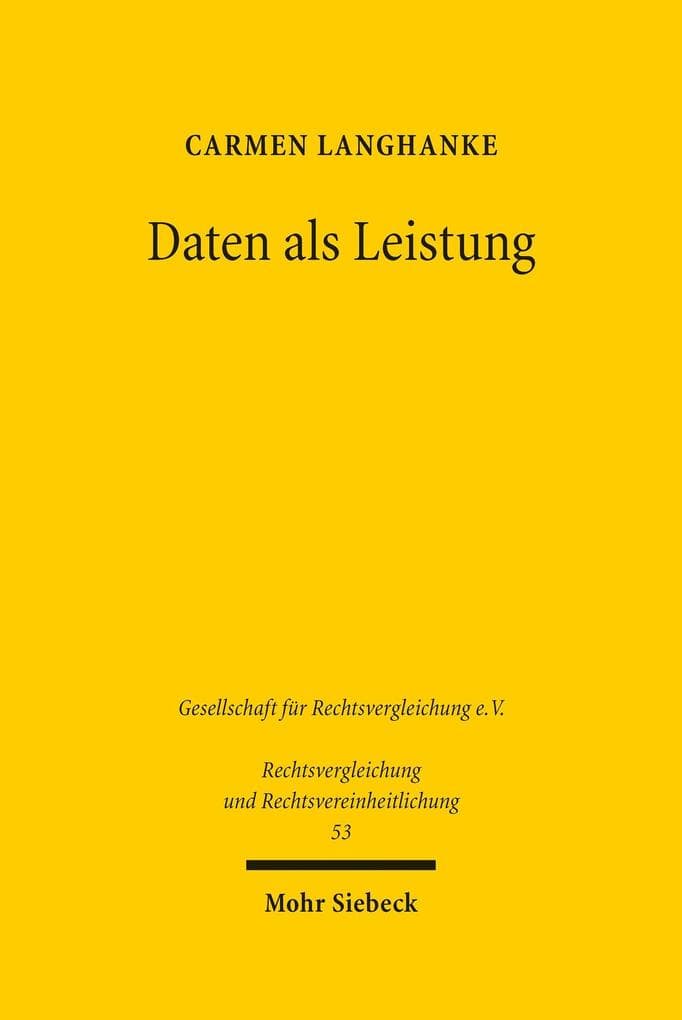 Daten als Leistung