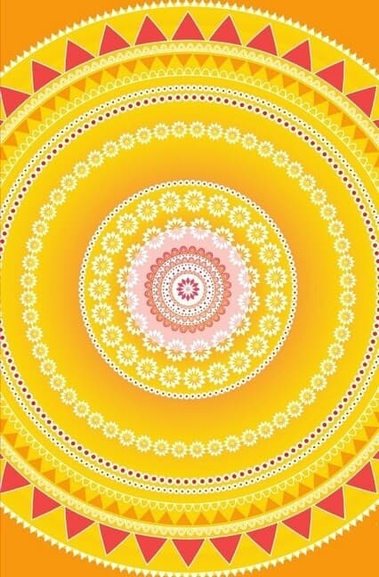 Schreibwandel Notizbuch "oranges Mandala"